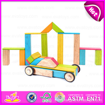 Promotional 46PCS DIY Wooden Puzzle 4D Toy for Kids, Wooden Intelligent 3D Puzzle DIY Toy for Christmas W03b045